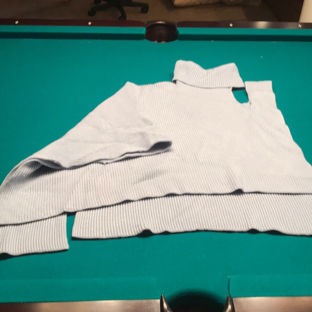 One Shoulder Ribbed Pancho ( Must Have) - Picture 4 of 11